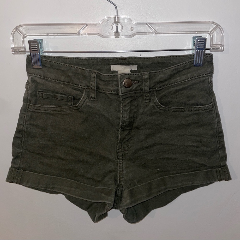 H&M Army Green Shorts